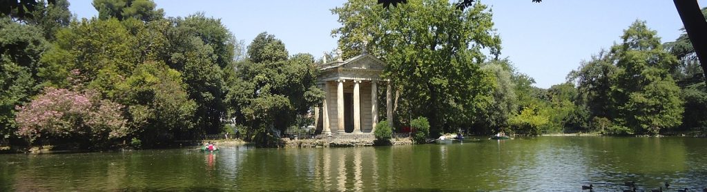 Villa Borghese-parken i Rom