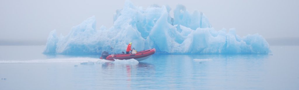 En båttur utanför Grönland